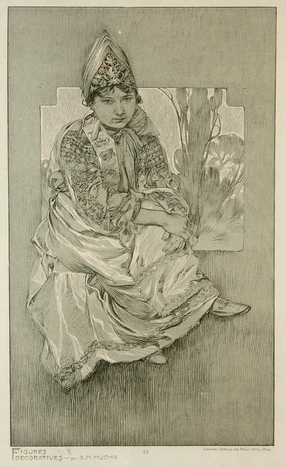 Figures Décoratives by Alphonse Mucha