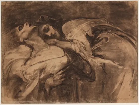 The Embrace by Alphonse Mucha